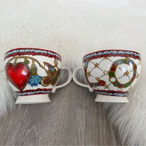 ❤️ BRIGHTON Set of 2 Large Tea Coffee Cups LOVE New in Box 2024